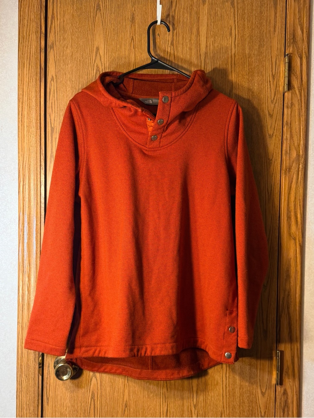 The North Face TNF Hooded Snap-Neck Pullover - Picture 1 of 7